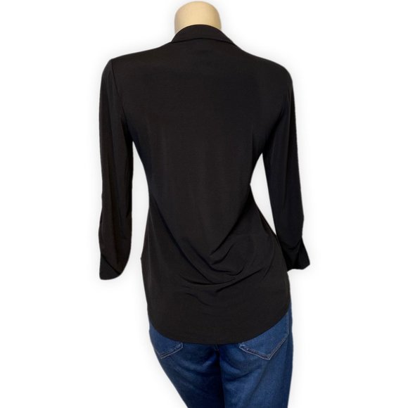 Jones New York Black Blouse. Size S - Picture 6 of 9